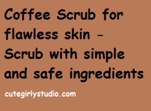 coffee scrub