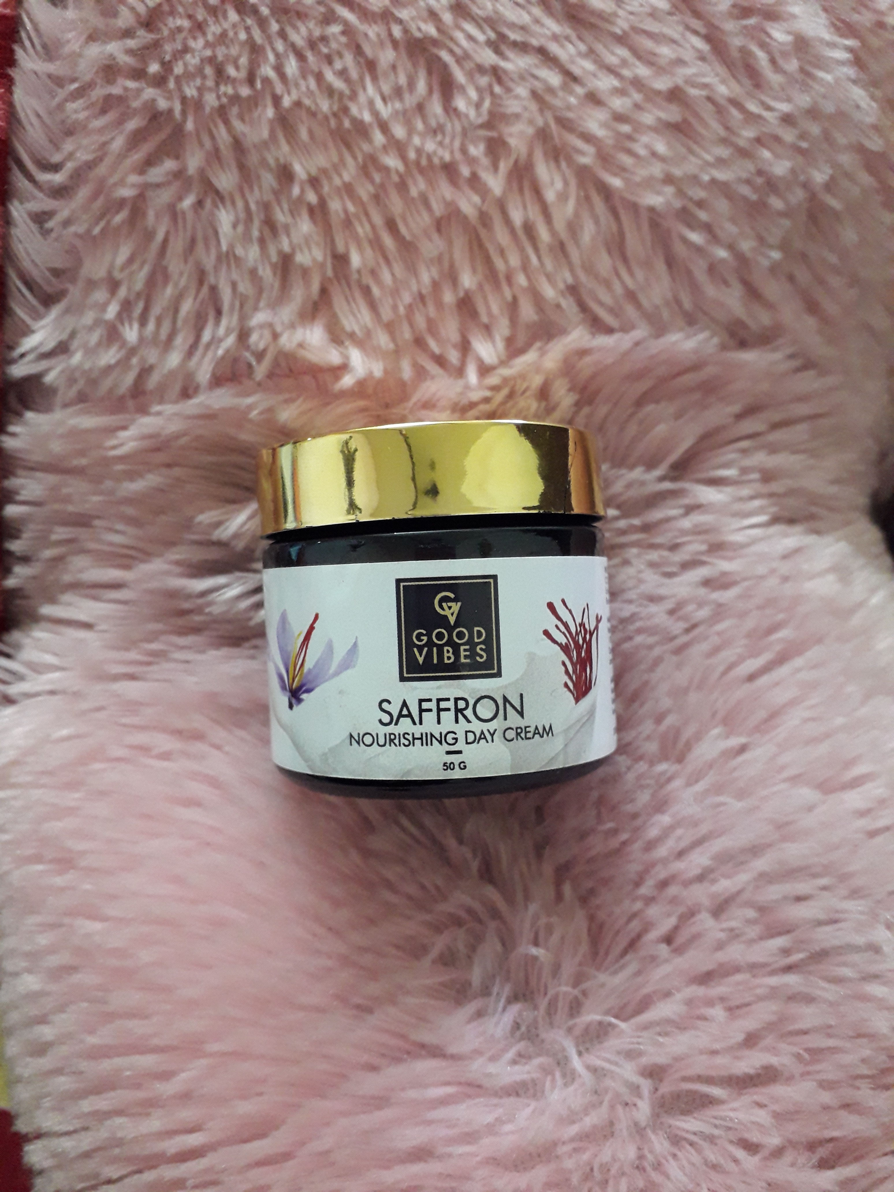 Good vibes nourishing saffron day cream review