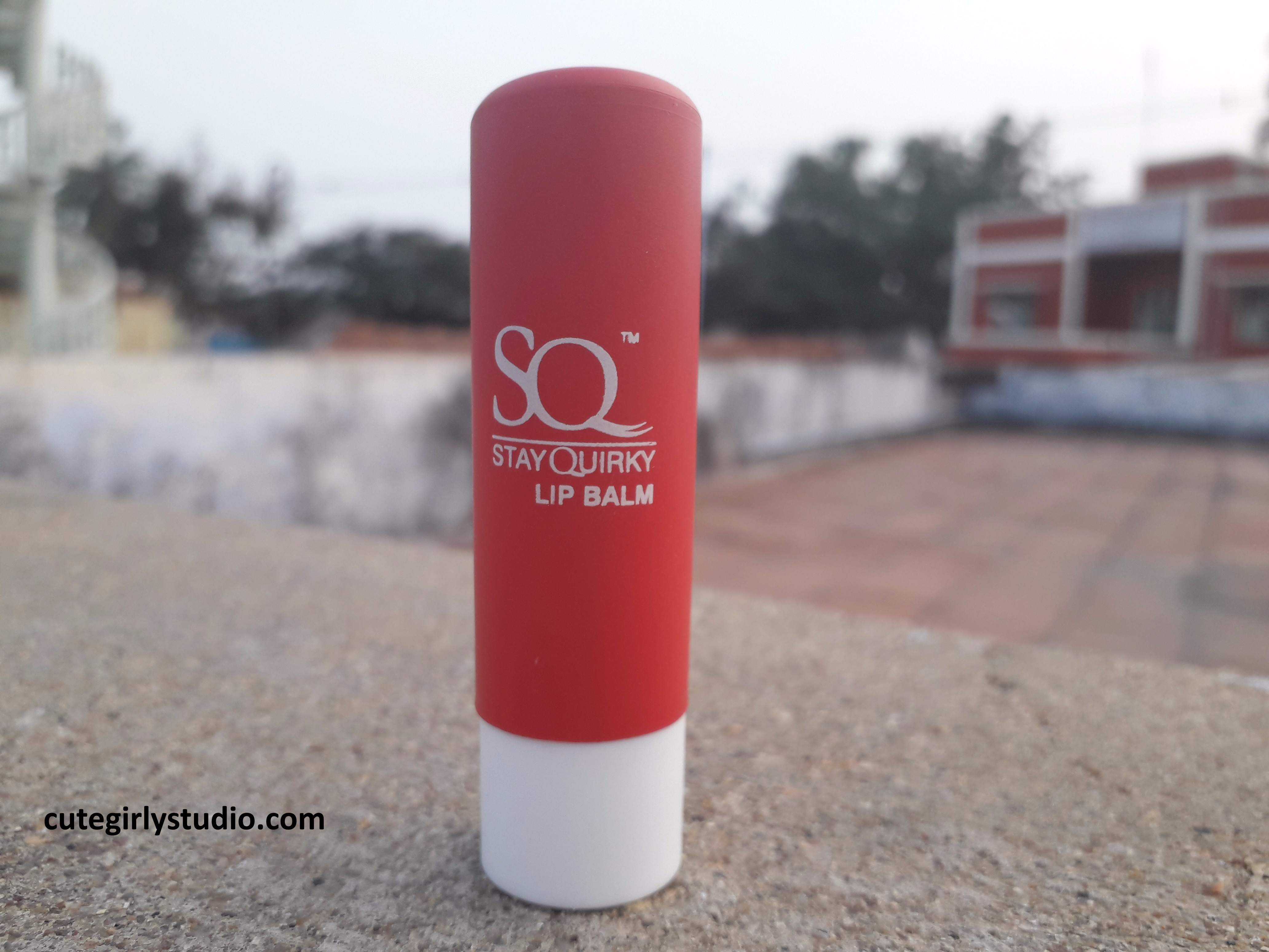 Stay Quirky lip balm review - I like it cherry much