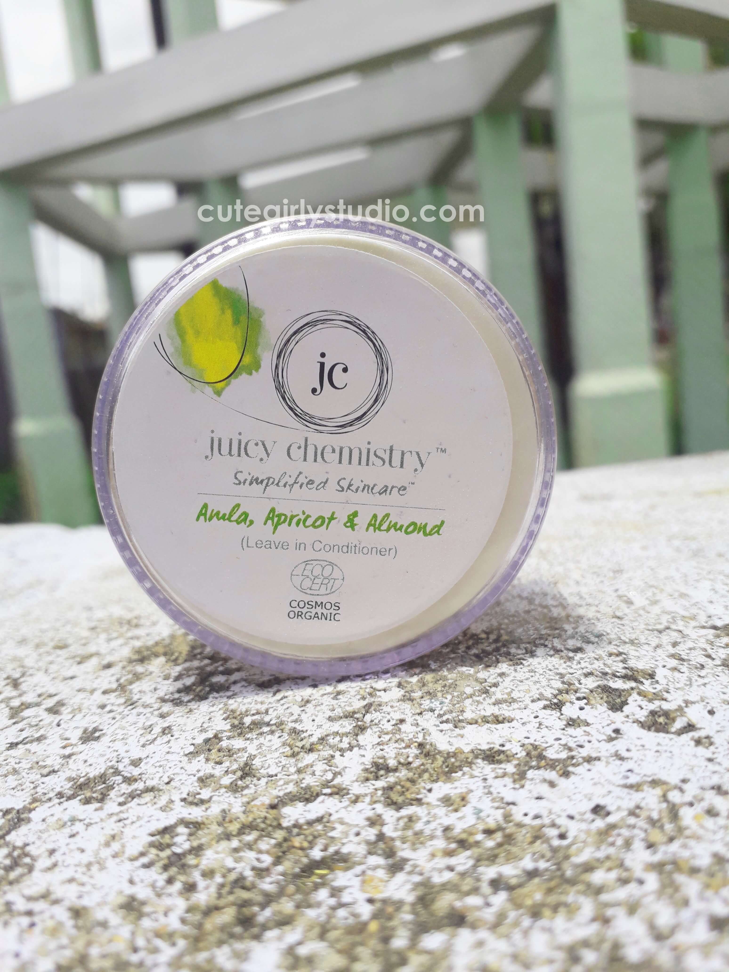Juicy chemistry amla apricot and almond leave in conditioner review