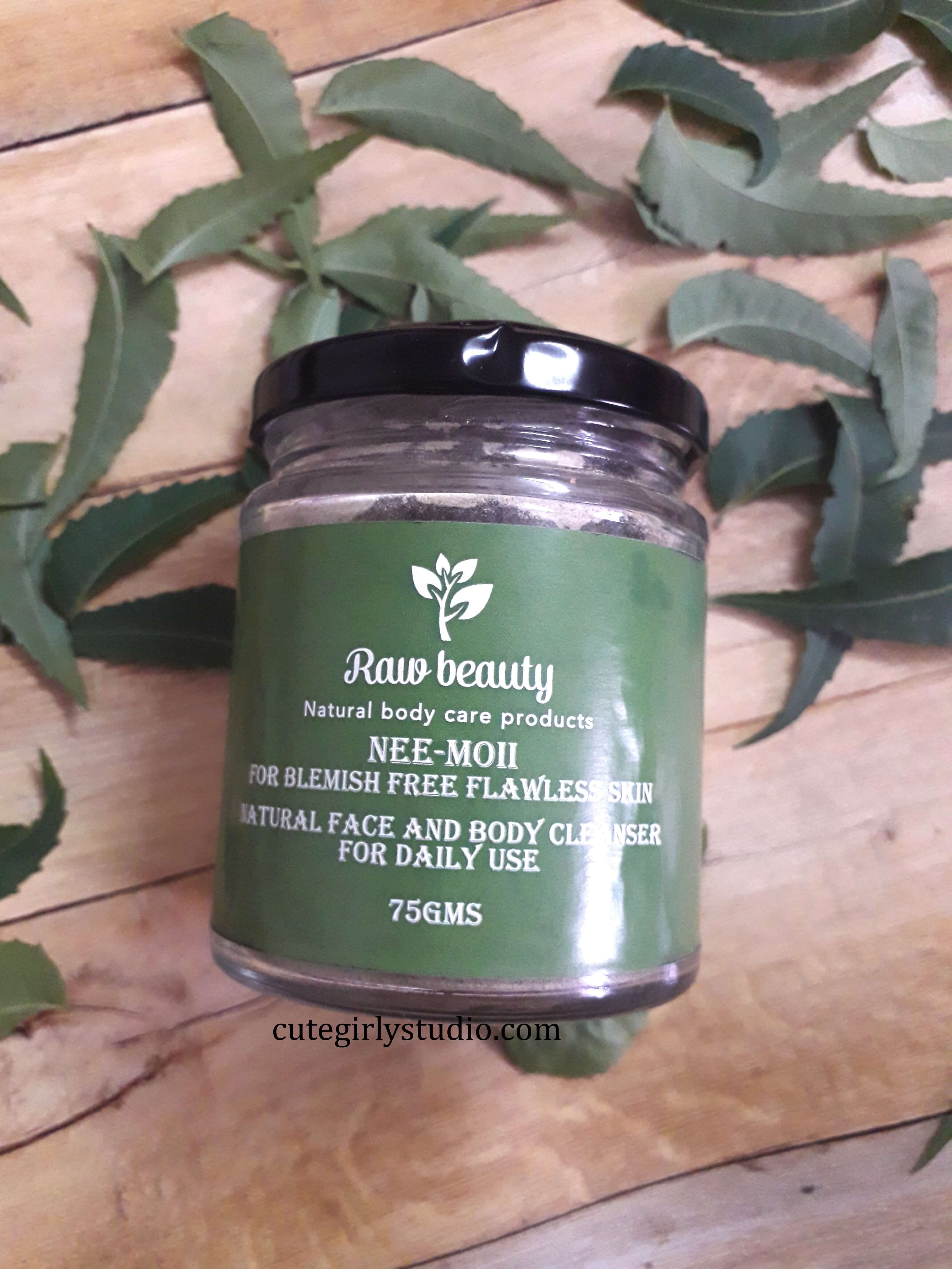 Raw beauty Nee moi face cleanser review