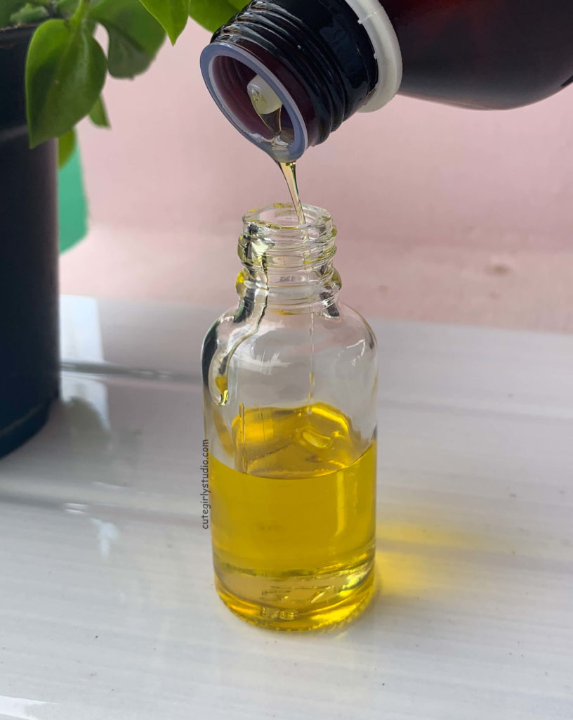 DIY ani acne facial oil