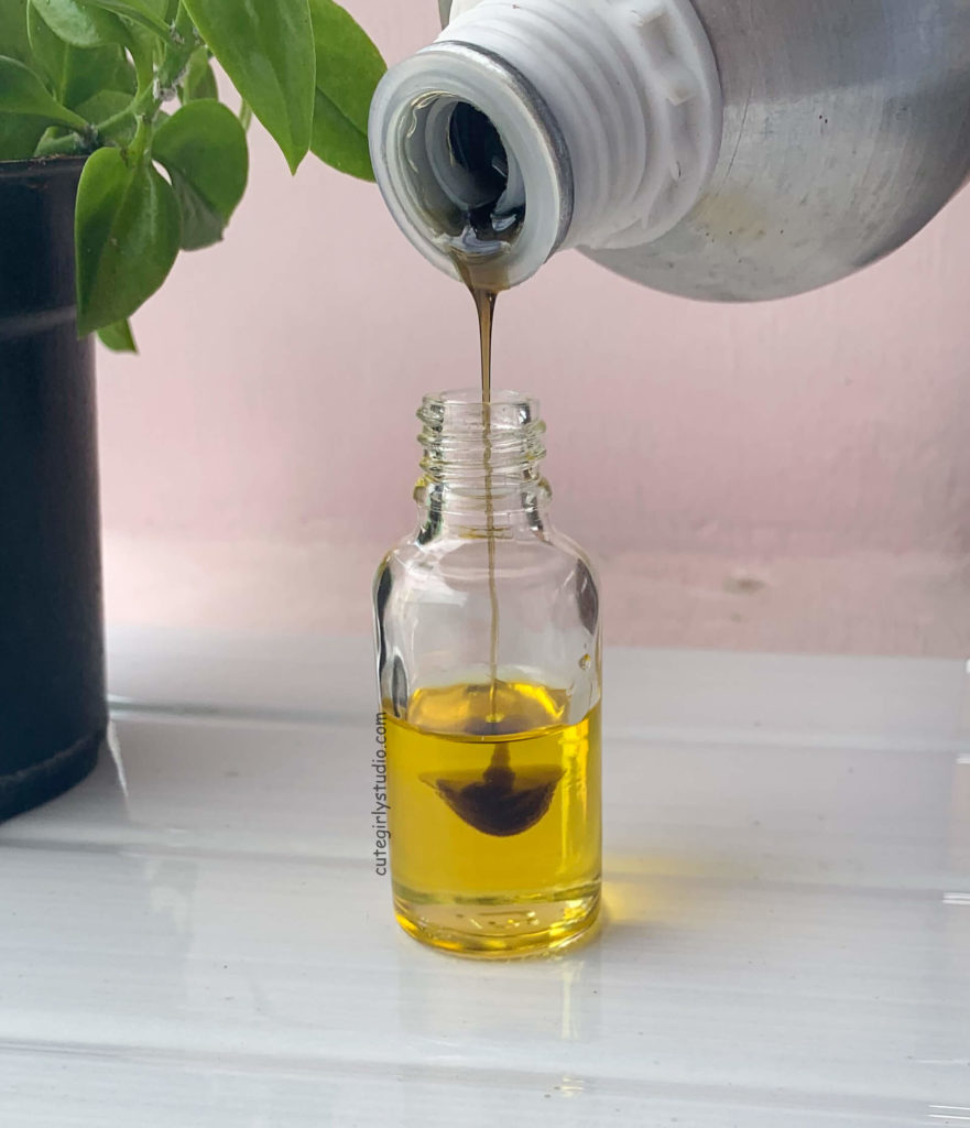 DIY ani acne facial oil