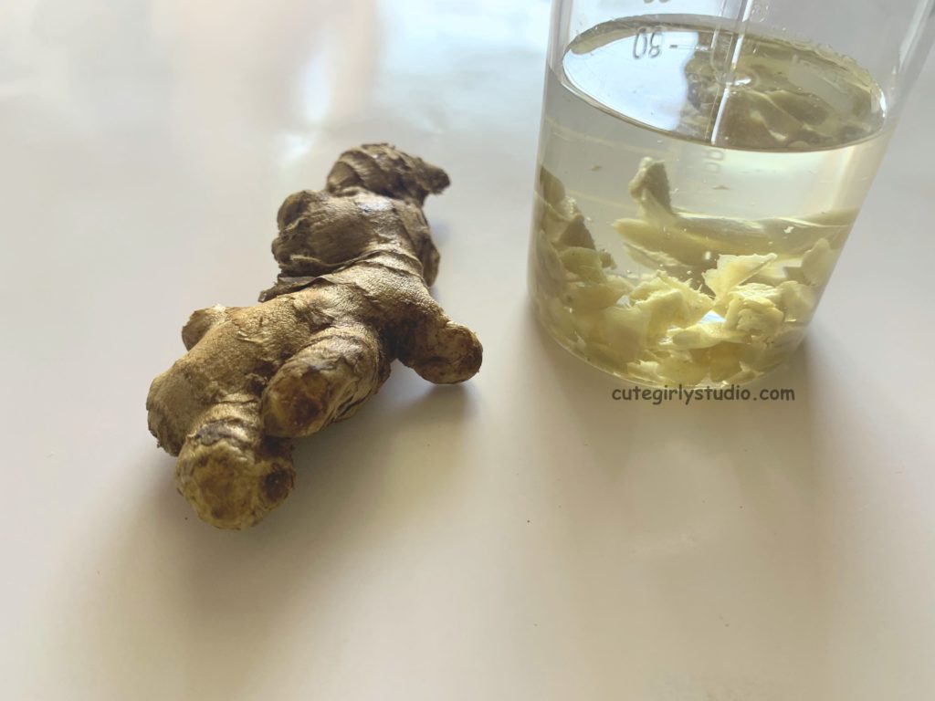 DIY Ginger oil for hair growth and healthy scalp