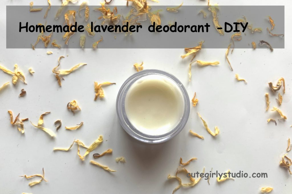 Homemade Lavender deodorant - DIY