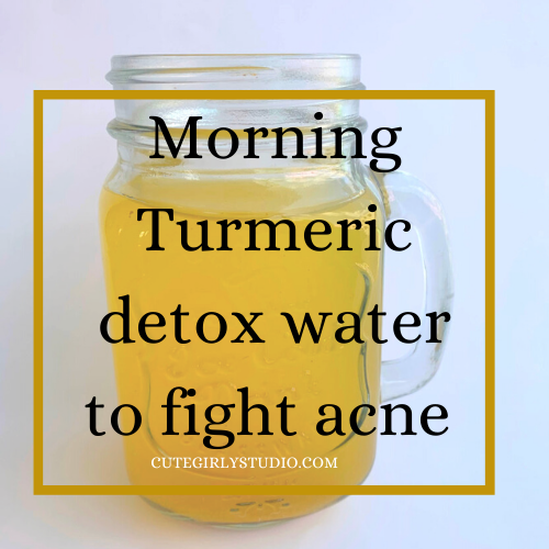 Turmeric detox water