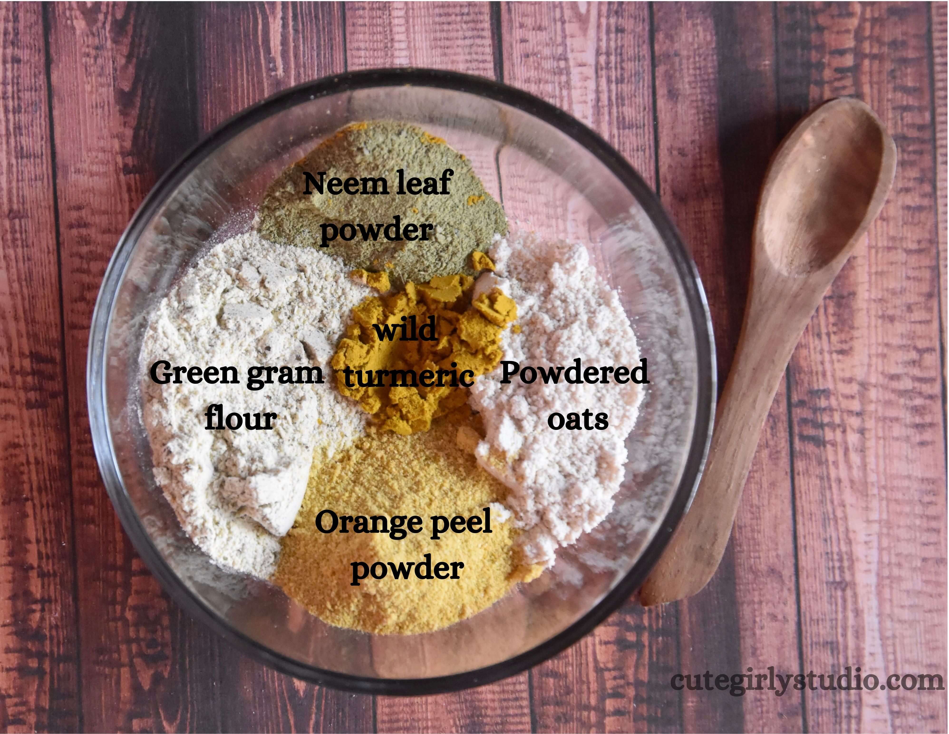 Homemade Cleansing grains for acne marks - DIY 