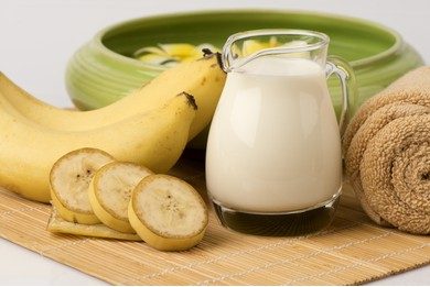 Banana milk and jaggery face mask for glowing skin